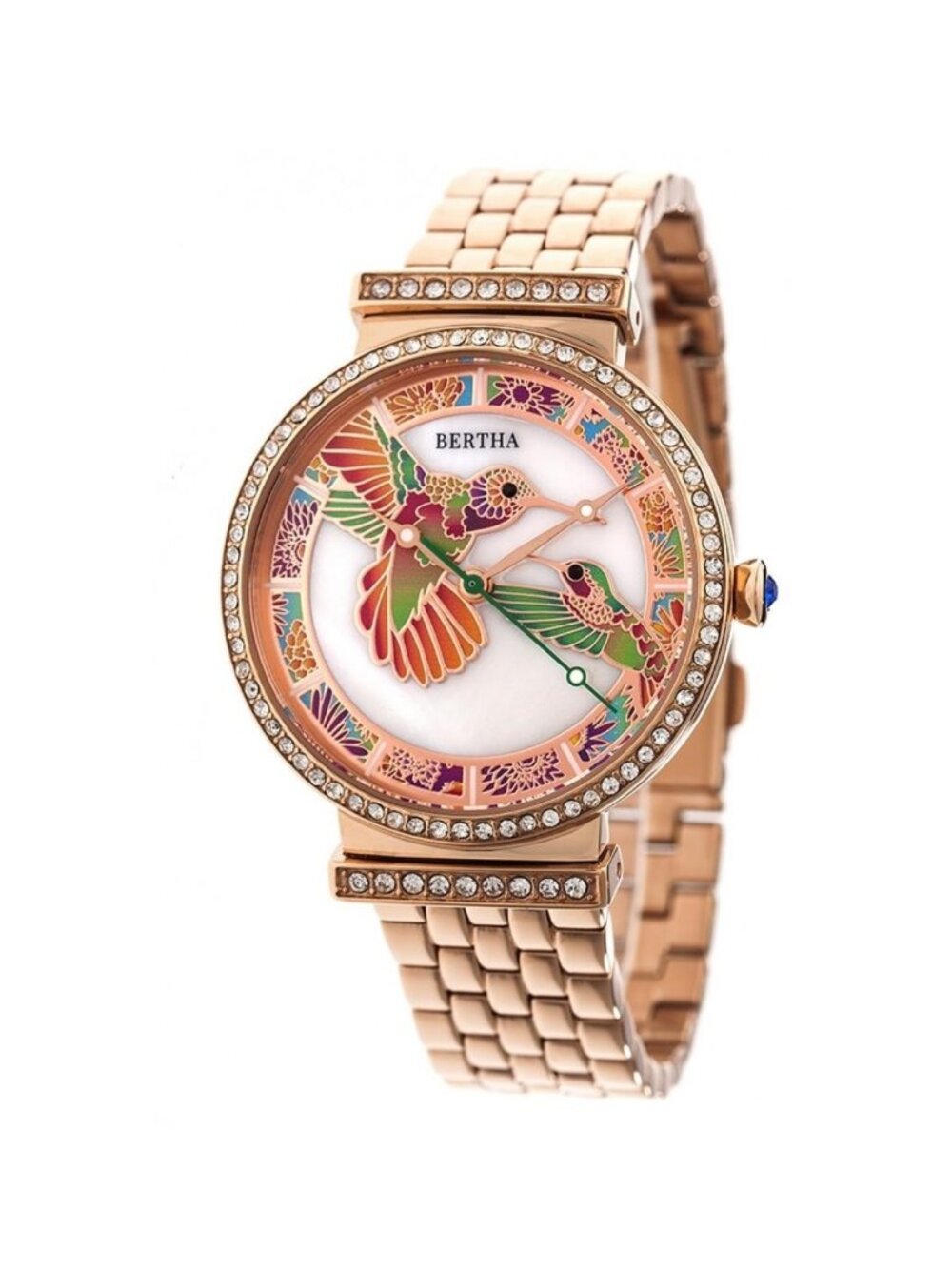 NWT Bertha Emily Crystal Ladies Watch